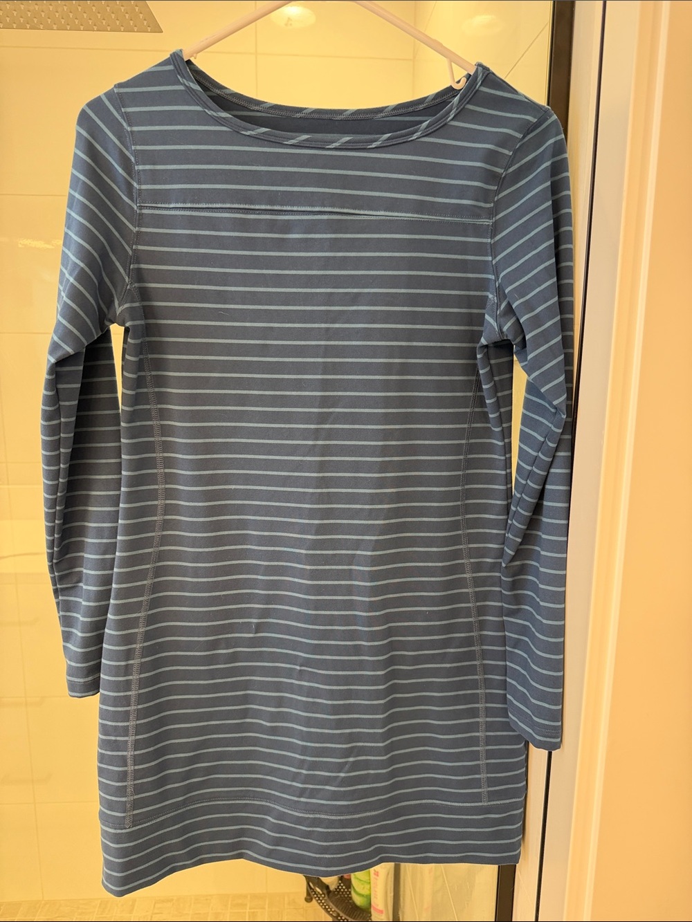 Carve Designs Blue Striped Long Sleeve Women's tunic/dress